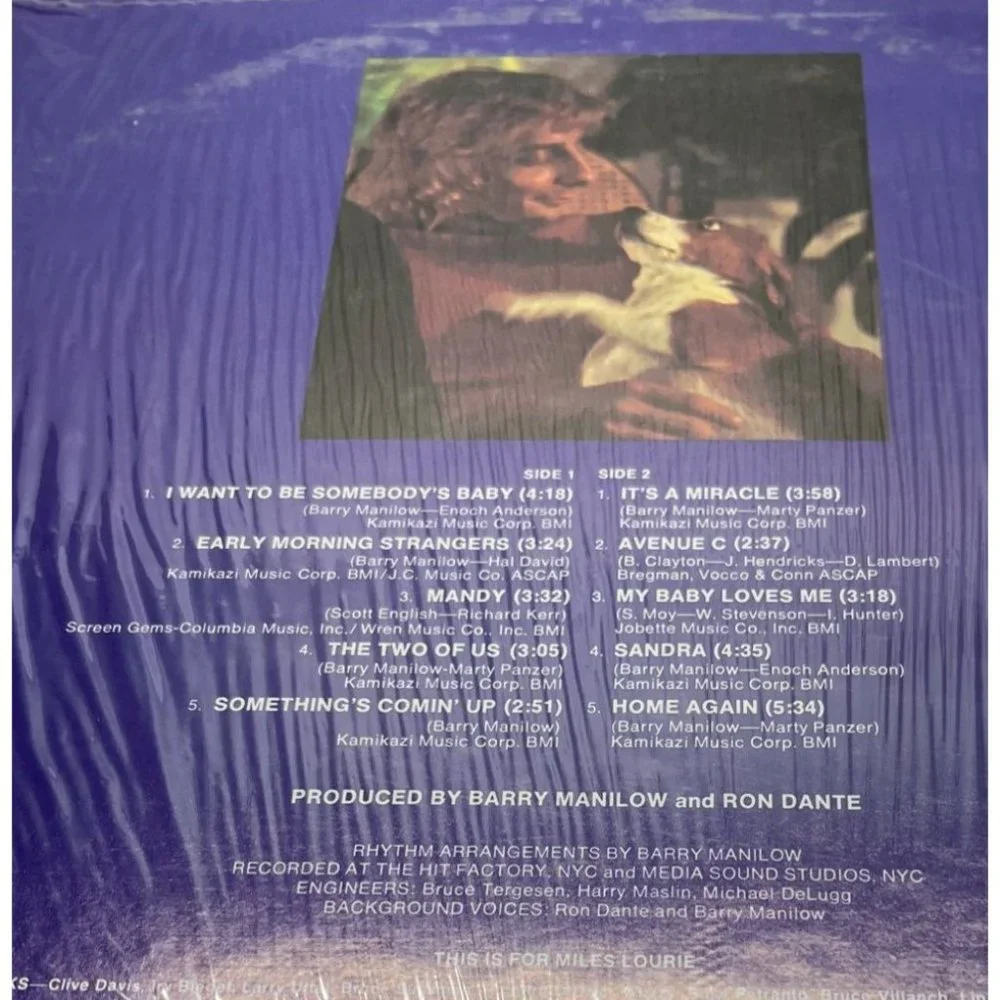 Barry Manilow II Pop LP Vinyl Vintage Bell Records 1974 Mandy Its a Miracle - Picture 8 of 8